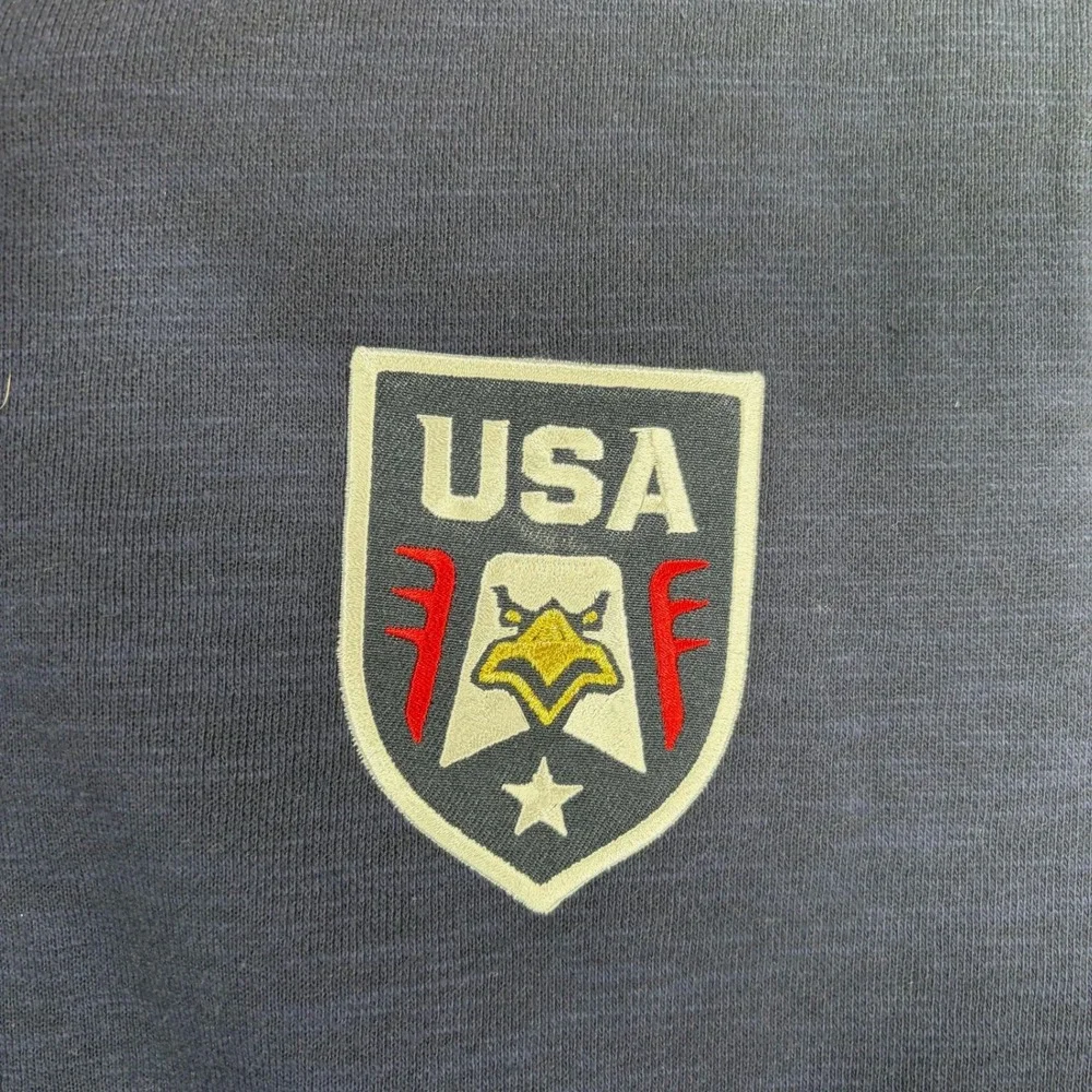 Under Armour Boys' Stars & Stripes Bomber Track Jacket Youth Large Navy Red